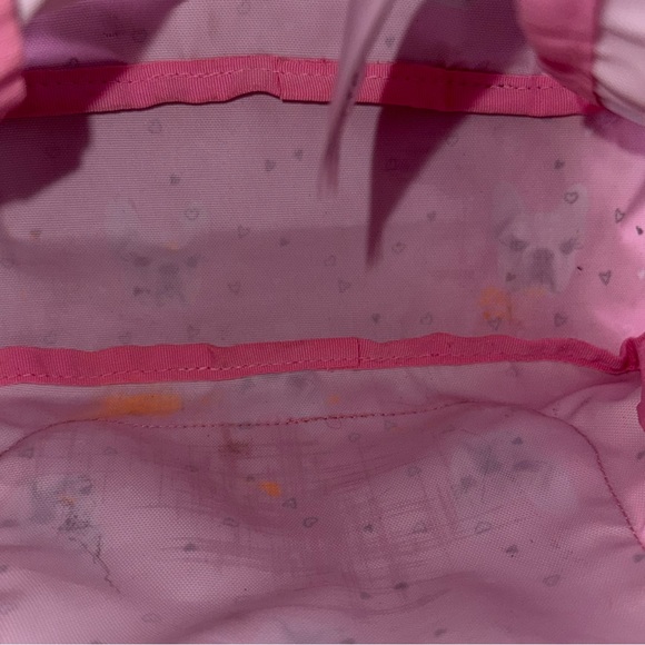 JanSport Pink Backpack with Dog Pattern - Picture 9 of 10